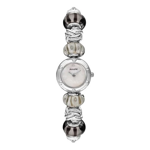 Accurist ladies silver plated - ladies,