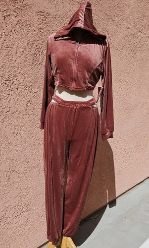Velvet tracksuit set zip - tracksuit,