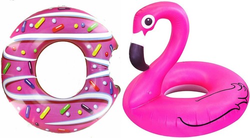 Giant inflatable flamingo ring - giant,