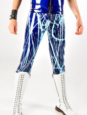 Polymorphe Latex Phtalo Blue Bleacher Jeans SZ 2XL NEW!