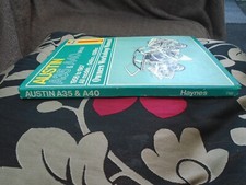 HAYNES AUSTIN A35 A40 MK 1 2 MANUAL  USED HARD BACK  1956 TO 1967 ALL LEGIBLE
