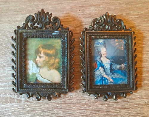Set ornate antique bronze - 2,