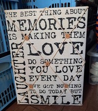 Shabby Chic Linen Postcard Noticeboard 