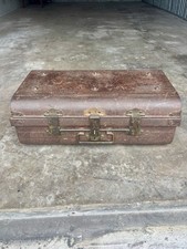 Antique Steel Cabin Trunk -