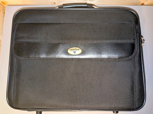 Antler black soft laptop - black,