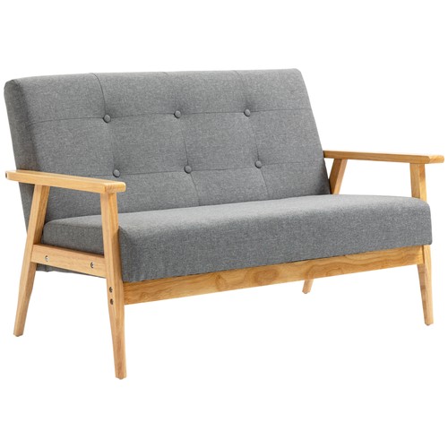Homcom seater sofa - homcom, 2-seater