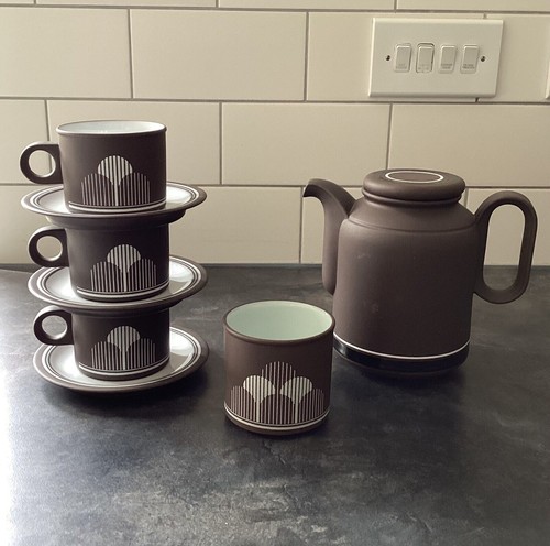 Hornsea impact 1977 teacups - impact, &