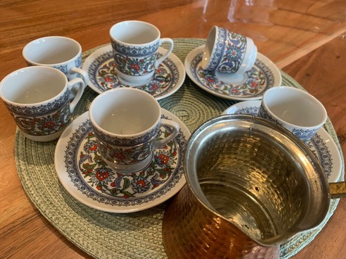 Turkish coffee set cups - set, 6