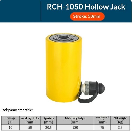 Hollow hydraulic jack - hydraulic, jack,
