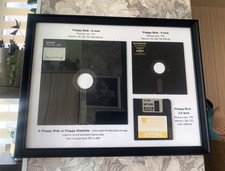 Framed History of Floppy Disk