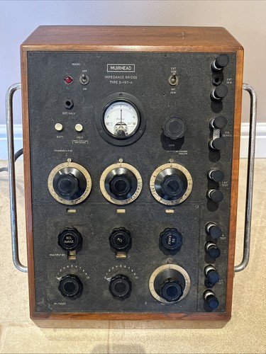 Muirhead impedance bridge type - muirhead,