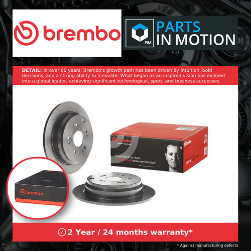 Brake discs pair solid fits - pair,