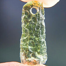 Certified Drilled Moldavite -