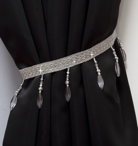 Curtain tie backs crystal - curtain,