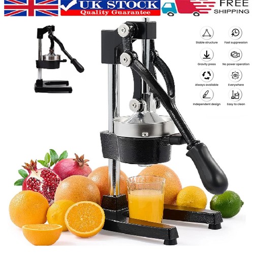 Manual juicer cast iron - iron, citrus