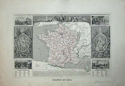 Original old antique print - antique,