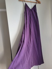 Zara Flowing Purple Midi Dress