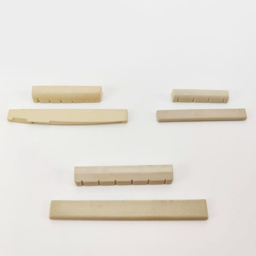 Handmade saddles and nut - nut, set