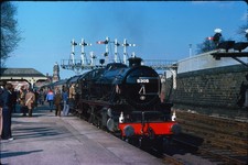 Original KODACHROME 35mm Rail Slide: MAINLINE STEAM: 5305: SCARBOROUGH: 1977