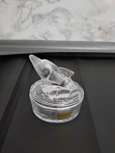 Vintage luminarc glass trinket - glass,