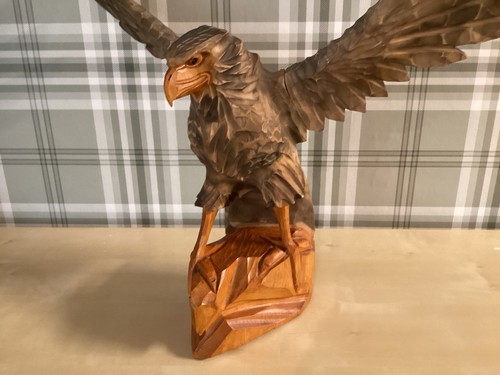 Vintage hand carved wooden - hand,