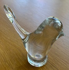 Glass Bird Paperweight