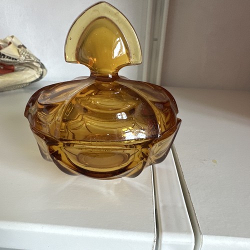 Art deco small amber - art,