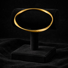 Hollow Slave Bangle 9ct Yellow