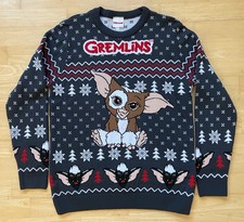 Large 41" chest Gremlins Gizmo Mogwai Ugly Christmas Jumper Sweater Xmas