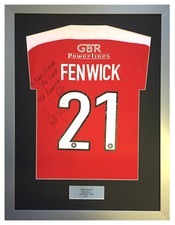 FRAMING SERVICE FRAME FOR SIGNED FOOTBALL RUGBY SHIRT