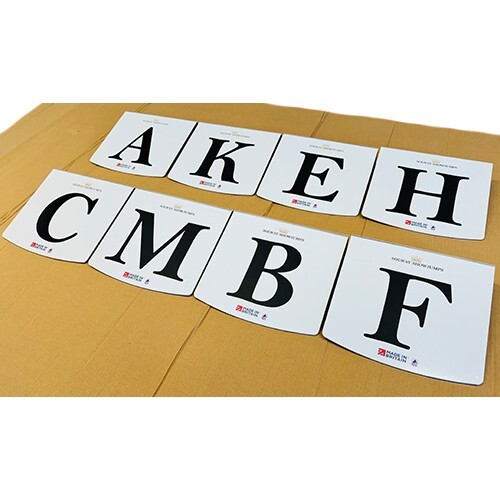 Dressage arena letters markers - dressage,