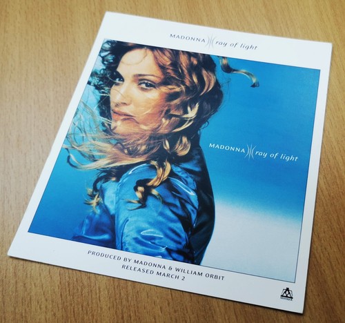 Madonna display card - display, ray