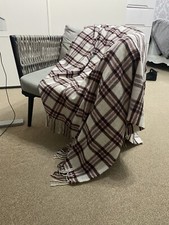 Jack Wills Large Sofa  throw pink and black