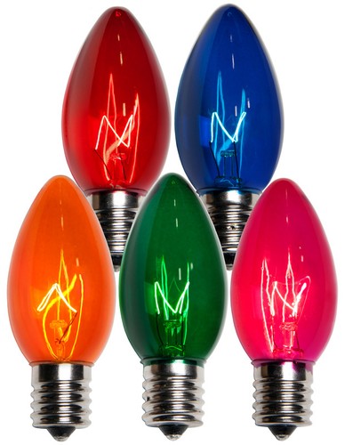 Multicolor incandescent - c9,