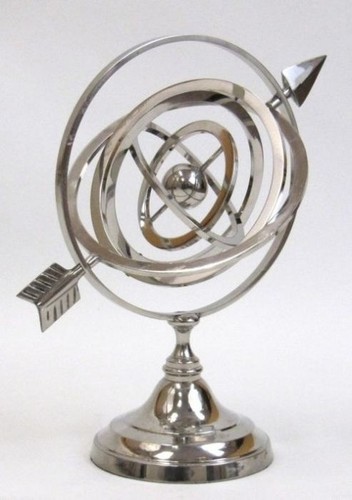 Brass armillary nickle - brass,