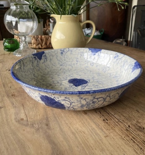 Large poole pottery blue - large,