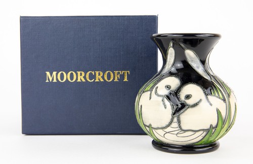 Moorcroft pottery cygnets - moorcroft, 'cygnets'