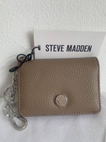 Steve madden taupe card holder - madden,