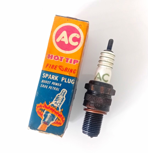 Vintage hot tip spark plug - ac,