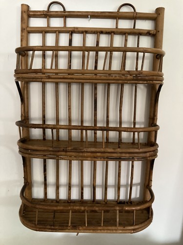 Vintage tiger cane bamboo wall - cane,