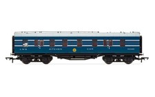 Hornby R4963A LMS, Stanier D1912 Coronation Scot 50' RK, 30086 Coach with Lights