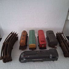 PreWar O Gauge Lionel Lines 1688e Torpedo With Tender, Wagons & Track 3 Rail VGC