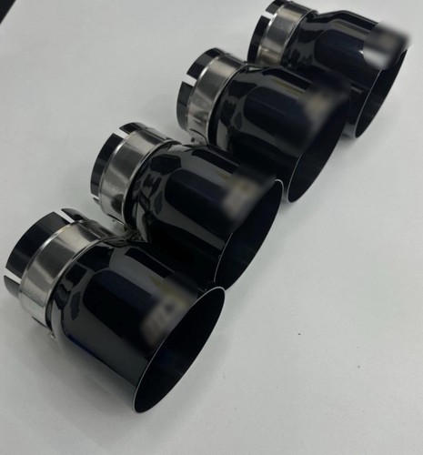 Black stainless steel exhaust - black,