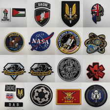 Tactical Hook & Loop Patch Badge – Military, Airsoft, Backpack, Jacket, Hat