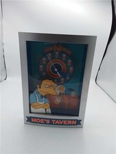 The Simpsons Moe's Tavern It's Duff Time Clock 2003 Wesco No Box Working Homer
