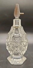 Vintage cut glass atomizer - glass,