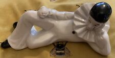 Vintage Retro 1970/80’s Ceramic Pierrot Clown Laying Down 17cm Long