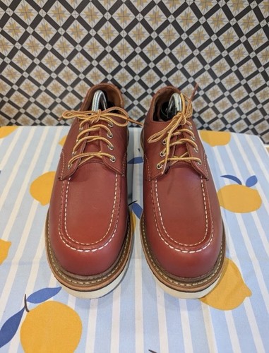 Brand new red wing moc - red, toe