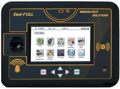 Immobiliser solutions used - immobiliser,