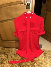 Michael Kors Red Zip Front
